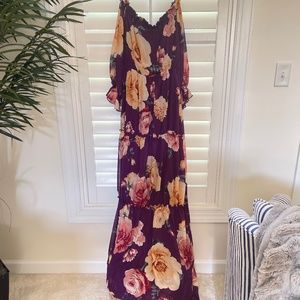 NWT Off the Shoulder Baltic Born Maxi Dress (M)